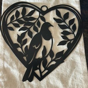 NZ inspired wall art New Zealand Native The Heart Collection Kereru in Heart 591
